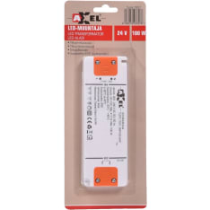 Axxel 220-240V 100W 24VDC led transformer