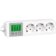 Axxel 3680W energy consumption meter with extension cord