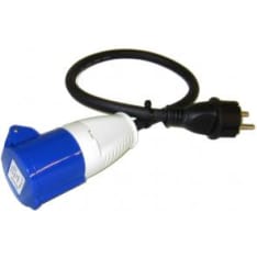 Axxel 3xG2,5mm 0,5m naaras caravan adapteri