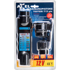 Axxel 7/13pin perävaunupistoke testeri