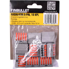 Finbullet 5-pin 10kpl rasialiitin