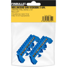 Finbullet DIN 10x16mm2 2kpl nollakisko