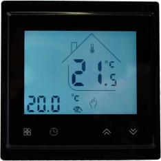 Både black digital combination thermostat