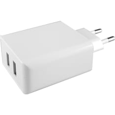 Enjoy 4.8A verkkolaturi kahdella USB-portilla