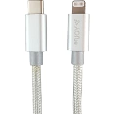 Enjoy 2 m braided USB-C - Lightning fast charging cable