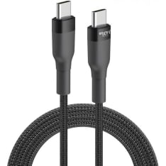Enjoy punottu USB-C - USB-C pikalatauskaapeli, 1m