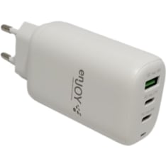 Enjoy 65W (QC, PD) 2xUSB-C ja 1xUSB-A pikaverkkolaturi