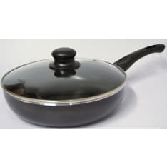 Apukokki Olli 24 cm paistokasari ja lasikansi