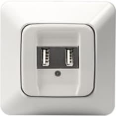 ABB Jussi IP20 2x1,5A USB-latausasema