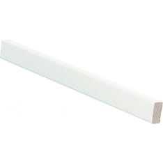 E.T. Listat 8x20x3000 mm mänty valkoinen peitelista