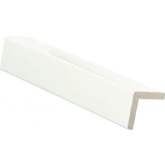 E.T. Listat 40x40/35x3000 mm mänty valkoinen reunalista