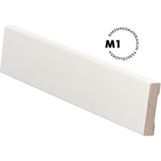 E.T. Listat 12x52x2200 mm mänty valkoinen peitelista