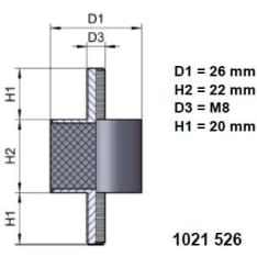 KK 1021526 cylindrical insulator