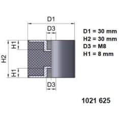 KK 1021625 cylindrical insulator