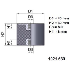 KK 1021630 cylindrical insulator