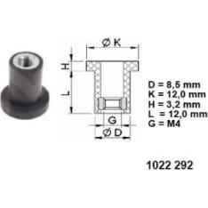KK 1022292IP flexible t-flex fastener