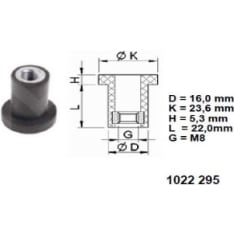 KK 1022295IP flexible t-flex fastener