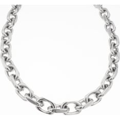Silver Bar Anchor chain 8mm necklace