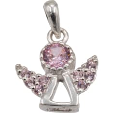 Silver Bar Glory Angel pendant