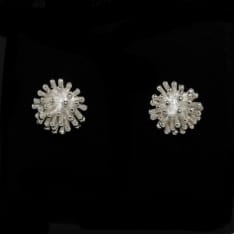 Silver Bar 6824 earrings