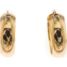 Silver Bar 7261 Creol 6-18 kullatut hopeakorvakorut