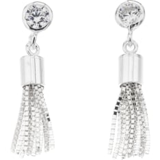 Silver Bar Hollywood tassel hopeakorvakorut