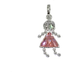 Silver Bar 9098 girl pendant