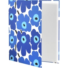 Marimekko unikko sininen A4 rengaskansio