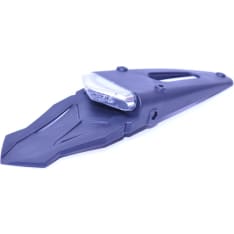 Psychic rear fender extension with clear glass