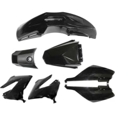 Tec-X Derbi Senda R X-Treme 03-10, SM X-Treme 02-10 black Plastic kit