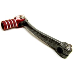 Tec-X Carbon pattern red Minarelli AM6 Gear pedal
