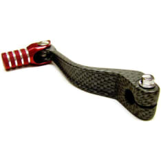 Tec-X Carbon pattern red Derbi Senda Gear pedal