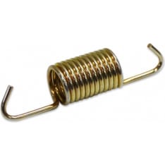 Snowmobile exhaust spring