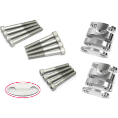 Psychic handlebar raising kit for 28.6mm bar