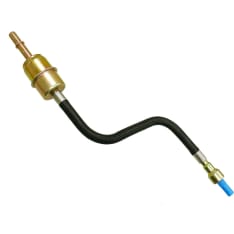 Sno-X polttoaineletku suodattimella