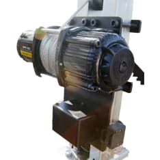 Winch mounting kit for Bronco log cart