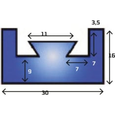 Sno-X Yamaha graphite slide rail