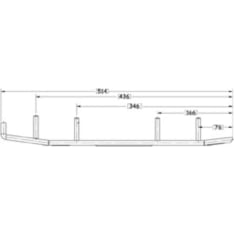 Sno-X Ripper Four ohjari pari 4" kovametalli