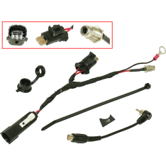 Sno-X Ski-Doo/Lynx Heated visor/bag plug kit