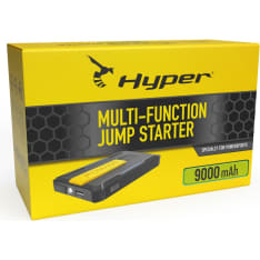 Hyper 9000mAh virtapankki ja apukäynnistin