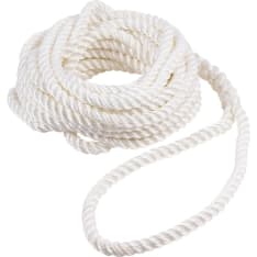 Qvarken Classic 14mm 6m black mooring rope with loop