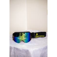 AMOQ MX Vision Magnetic Black-HiVis Gold Mirror crossilasit
