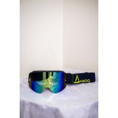 AMOQ MX Vision Magnetic Navy-Gold Gold Mirror crossilasit