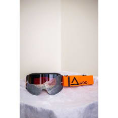 AMOQ MX Vision Magnetic Orange-Black Silver Mirror crossilasit