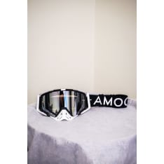 AMOQ MX Aster Black-White Silver Mirror crossilasit