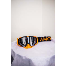 AMOQ MX Aster Black-Orange Silver Mirror crossilasit