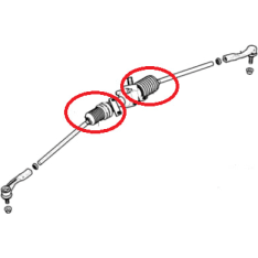 Bronco Steering arm rubber Polaris
