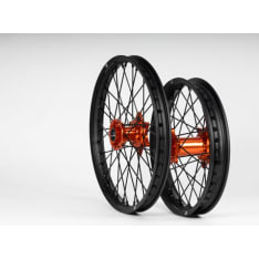 Sixty5 KTM Black/Orange Enduro 1.6-21"/2.50-18" Rim Set