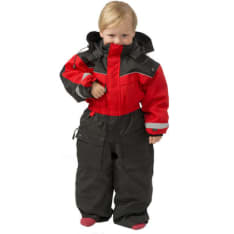 Snow People Safari overall children's red/black 90