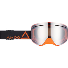 AMOQ Vision Vent+ Magnetic Goggles Black-Orange - Silver Mirror